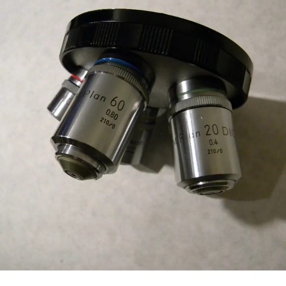 Nikon Optiphot Nosepiece with 4 BF objectives - Picture 5 of 12